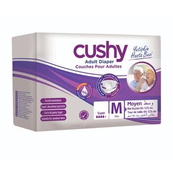 Scutece adulti, Cushy, Marimea M - Medium, 30 bucati per pachet Scutece adulti, Cushy, Marimea M - Medium, 30 bucati per pachet