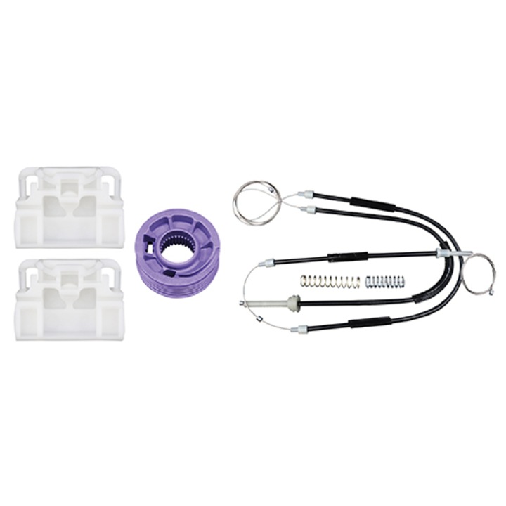 Kit reparatie macara geam electric Audi A3 10-12 (stanga-fata)