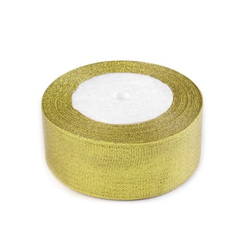 Panglica cu lurex, latime 38 mm, lungime 22.5 m, auriu Panglica cu lurex, latime 38 mm, lungime 22.5 m, auriu