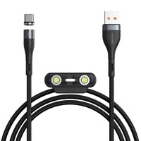 cablu incarcare transfer date baseus zinc magnetic fast charge 3in1usb  usb-c  lightning  micro-usb 5a 1m negru imagen 47_0_
0