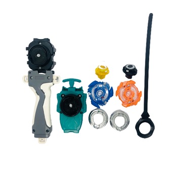Set BeyBlade Melee Gyro 2 titirezi cu lansator , multicolor, +3 ani, TQS01234 Set BeyBlade Melee Gyro 2 titirezi cu lansator , multicolor, +3 ani, TQS01234