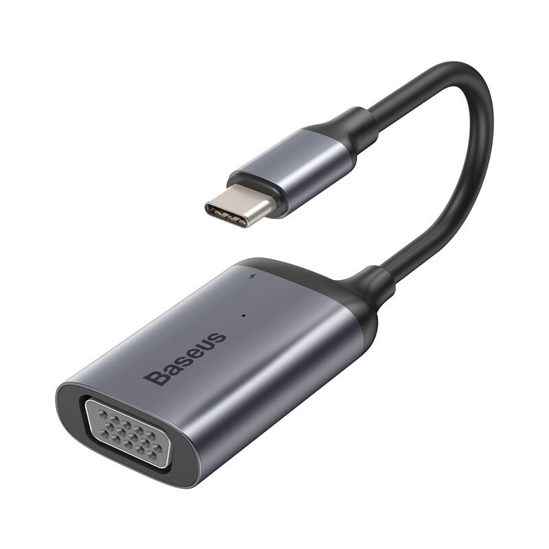 Convertor Video Baseus Enjoyment USB Type C to VGA+DV HUB for MacBook / PC - CAHUB-O0G - Gray
