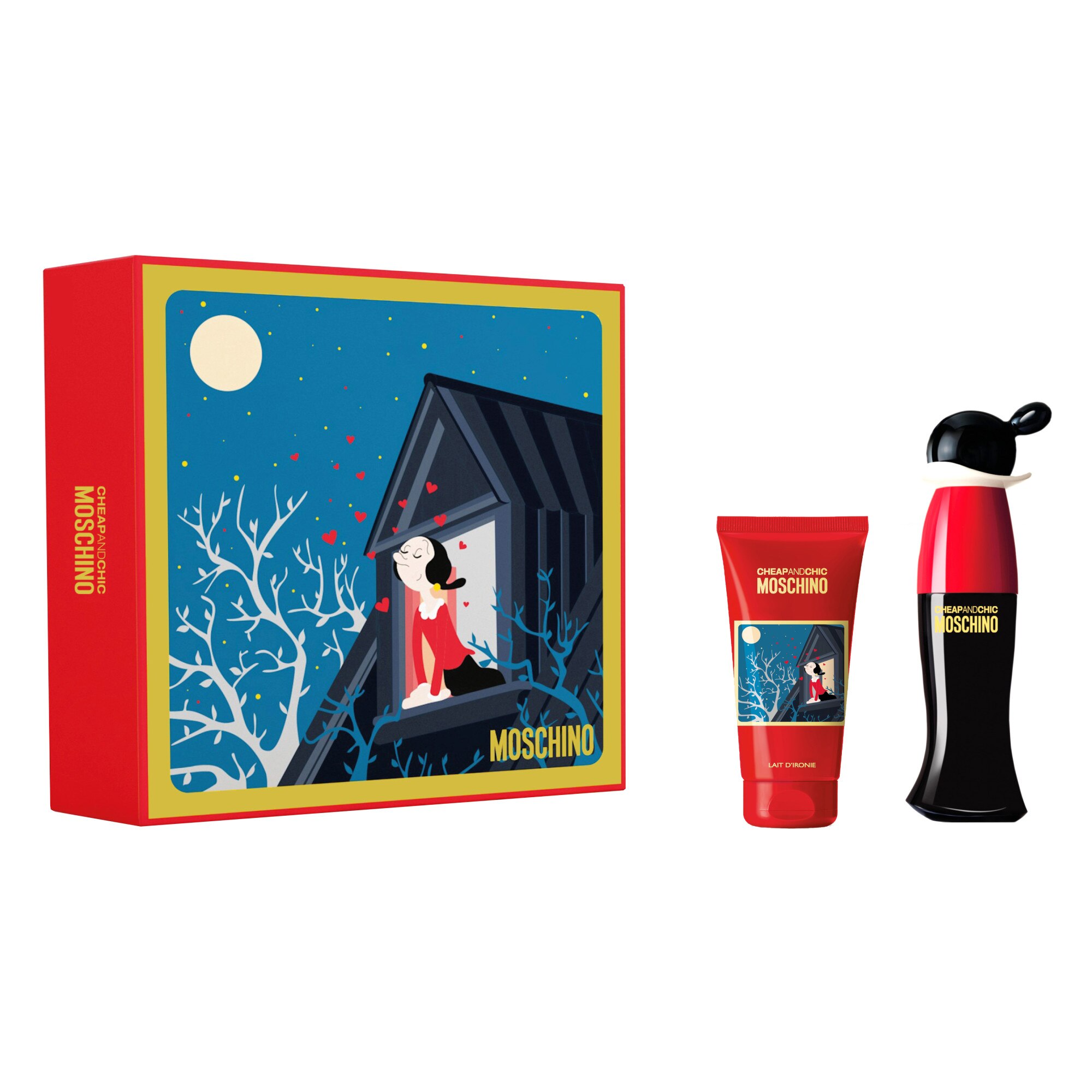 Set Moschino, Cheap & Chic, Femei: Apa de Toaleta, 30 ml + Lotiune de corp, 50 ml