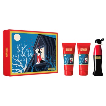 Set Moschino, Cheap & Chic, Femei: Apa de Toaleta, 50 ml + Lotiune de corp, 100 ml + Gel de dus, 100 ml Set Moschino, Cheap & Chic, Femei: Apa de Toaleta, 50 ml + Lotiune de corp, 100 ml + Gel de dus, 100 ml