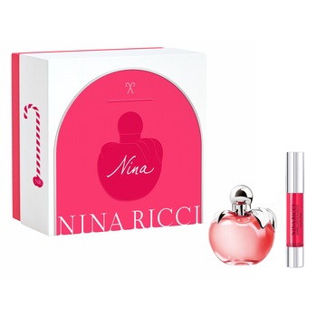 Set Nina Ricci, Nina, Femei: Apa de Toaleta, 80 ml + Jumbo Lipstick Matte Iconic Pink Set Nina Ricci, Nina, Femei: Apa de Toaleta, 80 ml + Jumbo Lipstick Matte Iconic Pink
