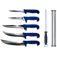 pachet profesional pentru macelarie injunghiat transat dezosat filetat 5 cutite  masat pentru ascutit  suport magnetic tlk056 imagen 57_0_
0