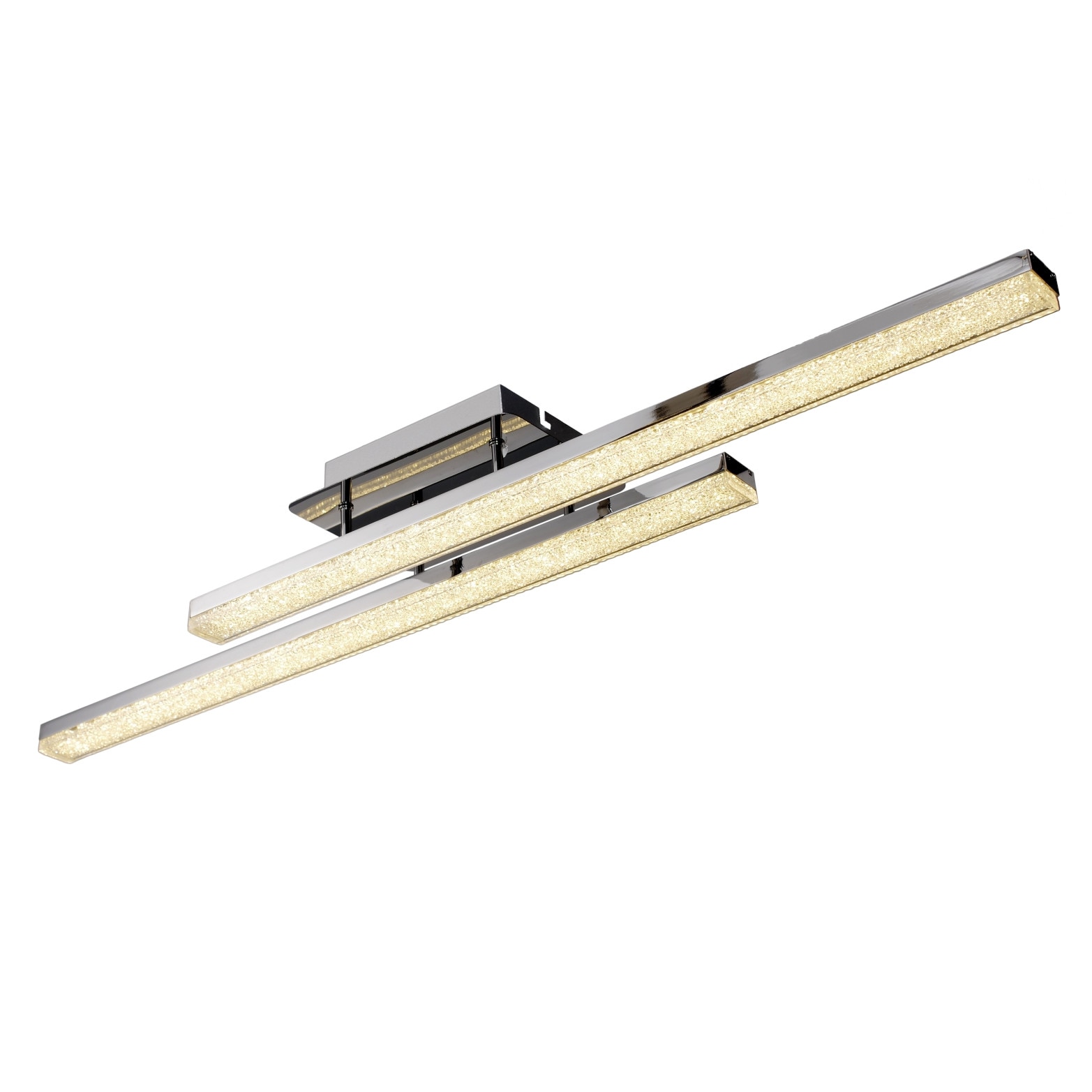 Plafoniera LED Virtus 2, Moderna, Metal, Crom