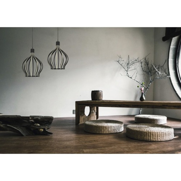 Horizon LED висулка, 12x5W, Модерна, Черна
