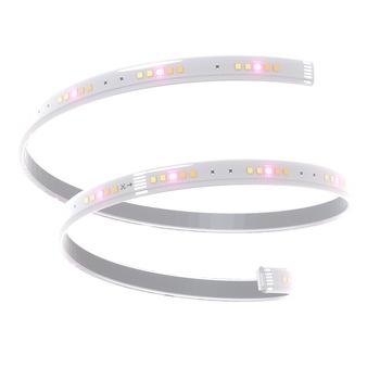 Extensie banda LED inteligenta Nanoleaf Essentials Light Strips Expansion, 30W, 2000 lm, lumina alba si colorata, 1 m Extensie banda LED inteligenta Nanoleaf Essentials Light Strips Expansion, 30W, 2000 lm, lumina alba si colorata, 1 m