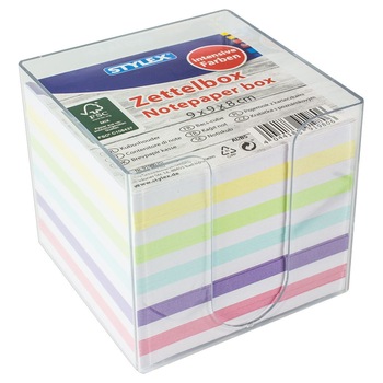 Cub hartie color 9x9 cm, 700 file Stylex Cub hartie color 9x9 cm, 700 file Stylex