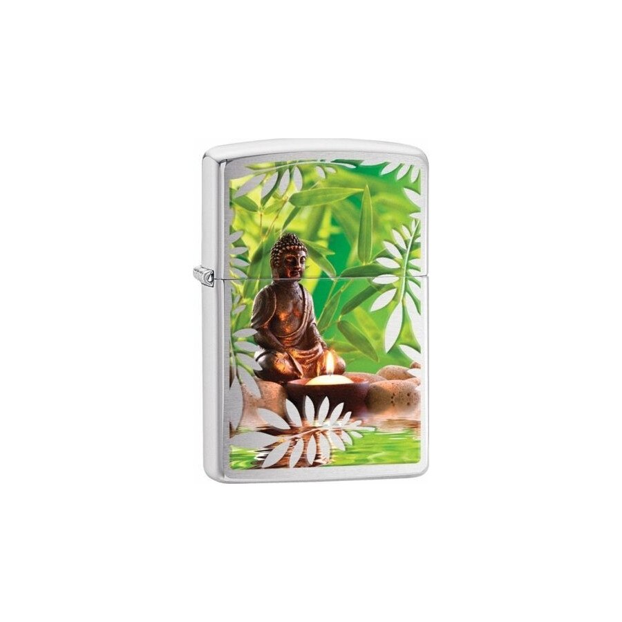 Bricheta Zippo 29058 Peaceful Garden Buddha