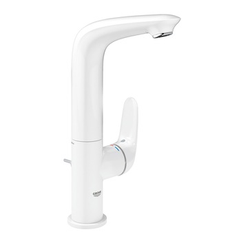 Baterie lavoar Grohe Eurostyle 23718LS3, 3/8'', marimea L, monocomanda, pivotanta, evacuare cu tija, alb Baterie lavoar Grohe Eurostyle 23718LS3, 3/8'', marimea L, monocomanda, pivotanta, evacuare cu tija, alb