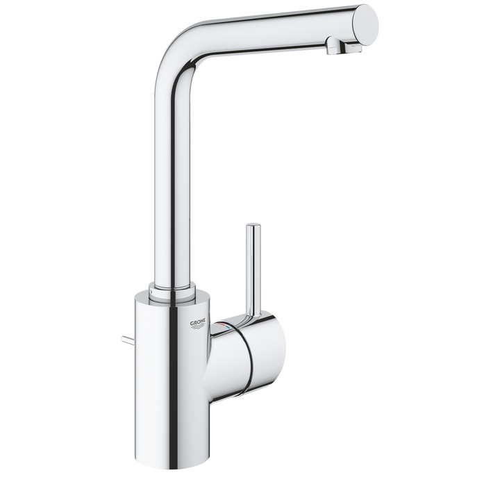 Grohe Concetto 23739002 mosdócsaptelep, 3/8'', L-es méretű, egykaros, forgatható, kivezető rúddal, króm