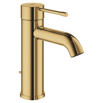 Baterie lavoar Grohe Essence 23589GL1, 3/8'', monocomanda, marimea S, evacuare cu tija, lucios, auriu Baterie lavoar Grohe Essence 23589GL1, 3/8'', monocomanda, marimea S, evacuare cu tija, lucios, auriu