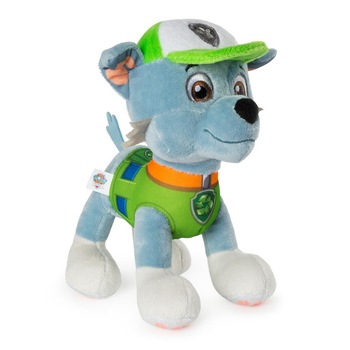 Jucarie de plus Paw Patrol Rocky, 21 cm, multicolor Jucarie de plus Paw Patrol Rocky, 21 cm, multicolor