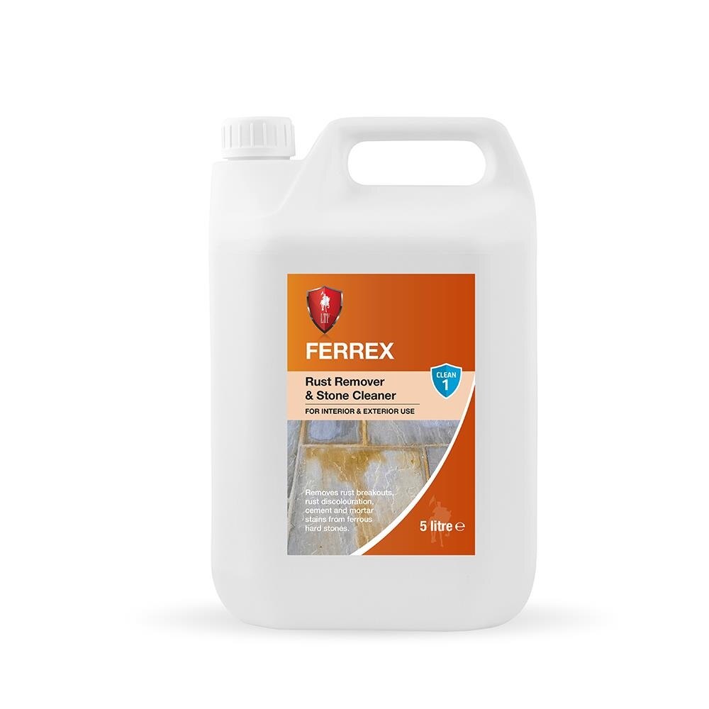 Detergent LTP Ferrex, pentru indepartarea oxidului de pe suprafata pietrei 5 litri