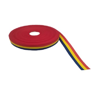 Rola de panglica tricolora latime 25 mm, lungime 50 m Rola de panglica tricolora latime 25 mm, lungime 50 m
