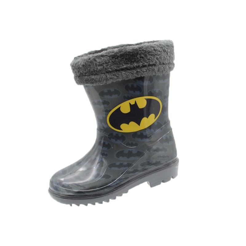 Cizme din cauciuc pentru baieti Sentino Batman 860-733-1, Gri