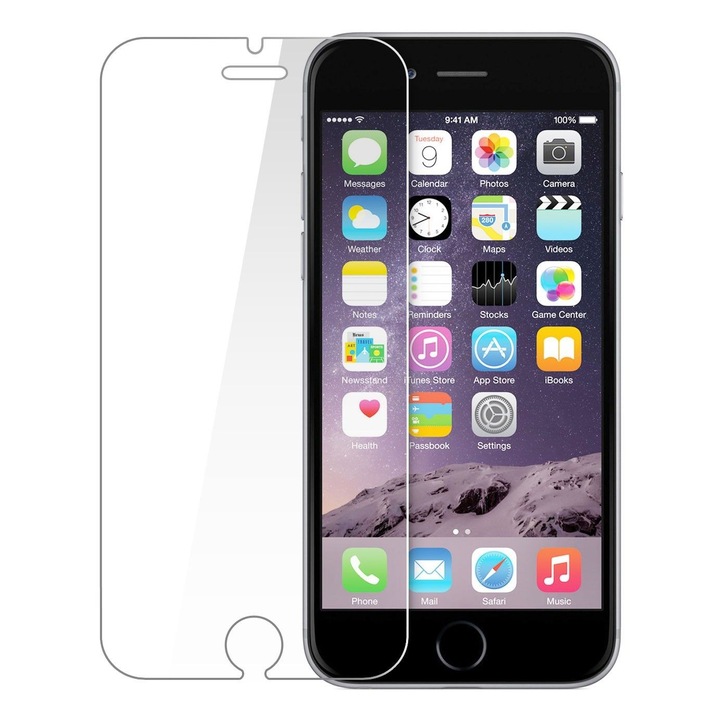 Стъклен протектор за iPhone 6+ - 5.5" закалено стъкло скрийн протектор