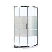 cabina dus semirotunda kroner round2 profil crom si geam sablat 90 x 90 x 185 cm imagen 58_0_
0