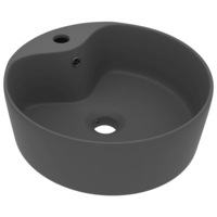chiuveta de baie cu preaplin vidaxl ceramica 36 x 13 cm gri imagen 16_0_
0