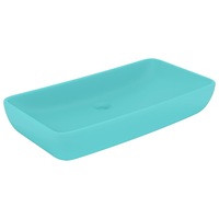 chiuveta de baie dreptunghiulara de lux vidaxl ceramica 71x38 cm verde imagen 44_0_
0