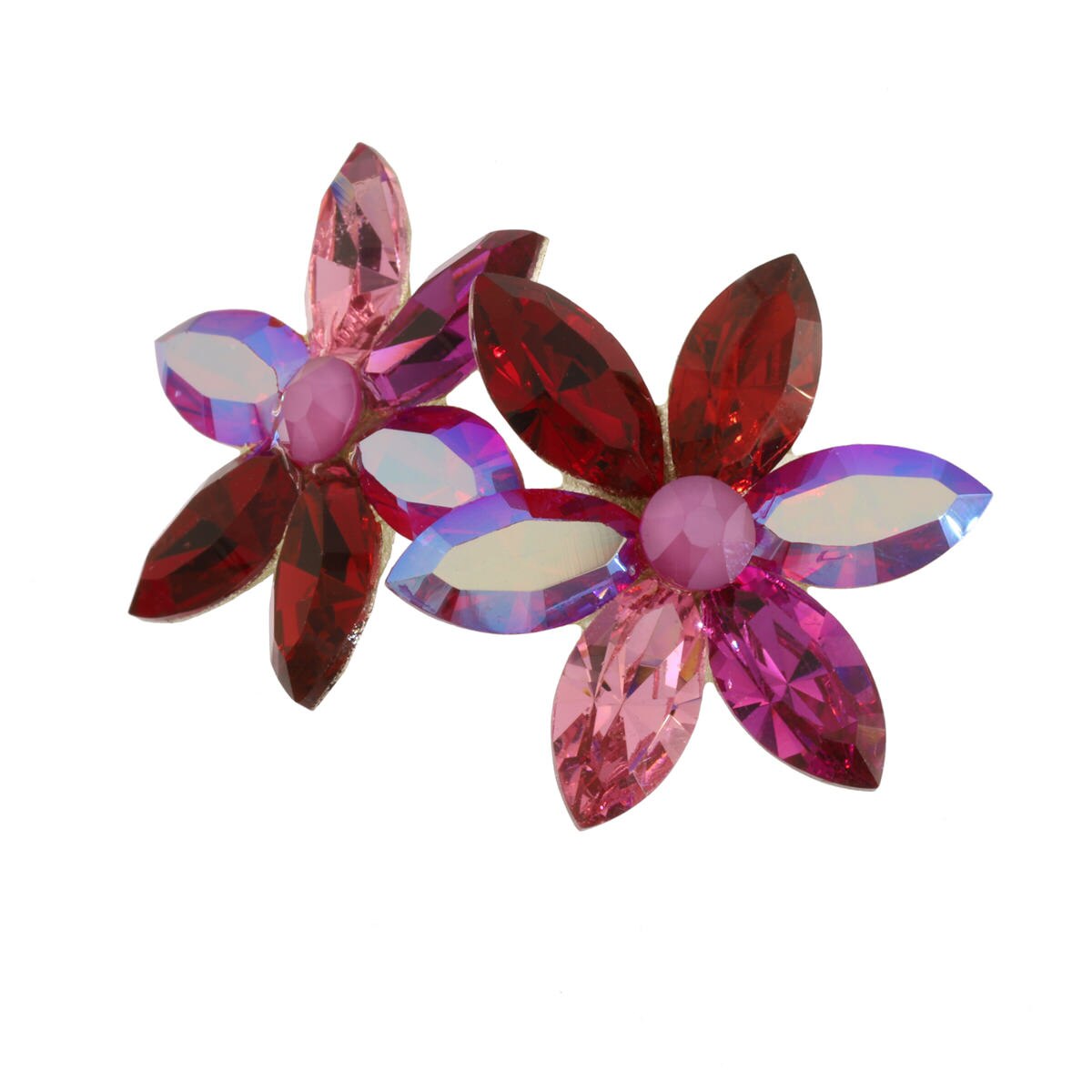 Cercei Kat'Art Flower of Life -Rose and Red