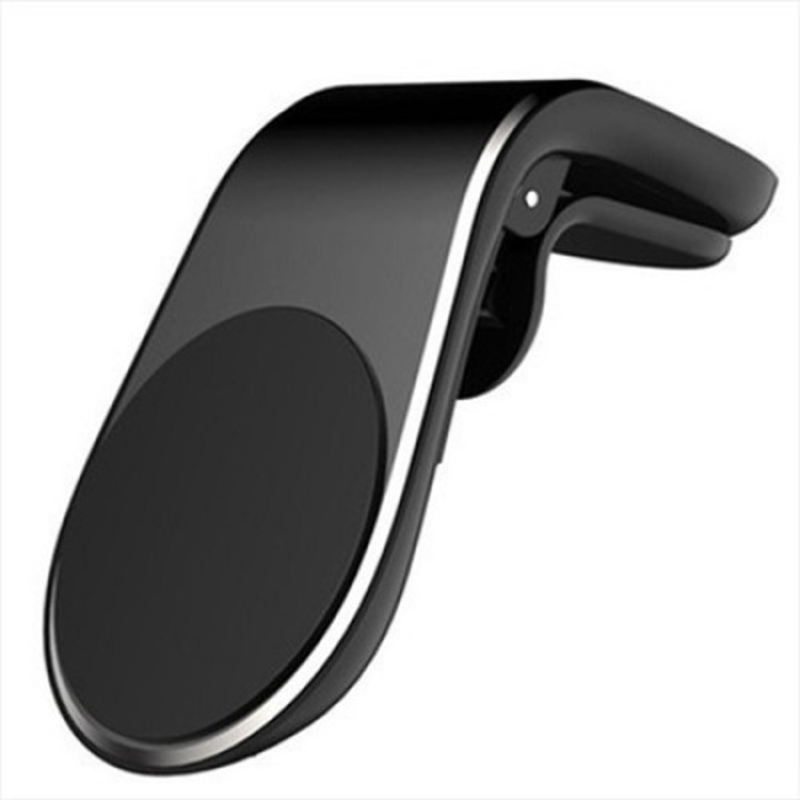 Univerzális autós mágneses telefontartó, fekete