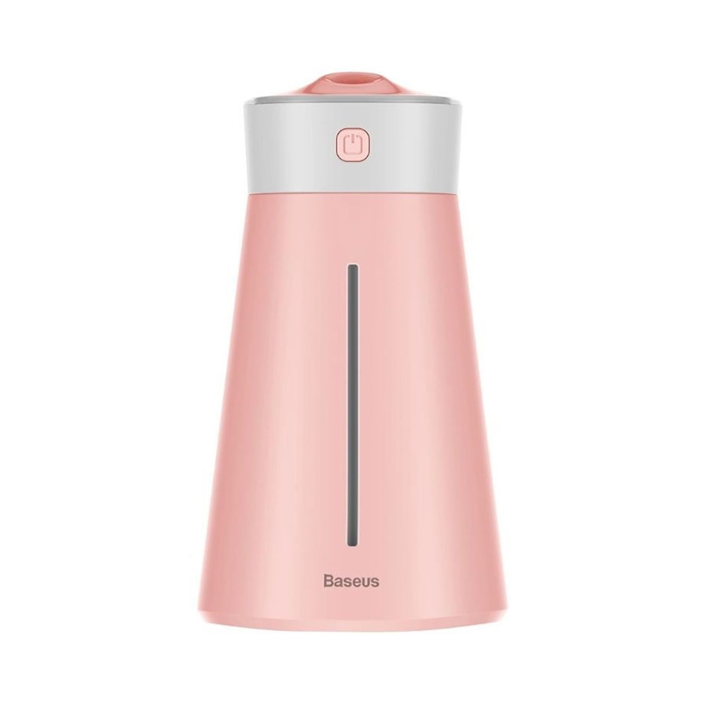 Umidificator cu lampa Baseus DHMY-B04, Roz, Port USB, Capacitate 380 mL, 2 Moduri, Pana la 12 ore