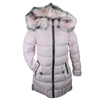 Geaca imblanita pentru fete Happy House KK568, Roz Geaca imblanita pentru fete Happy House KK568, Roz