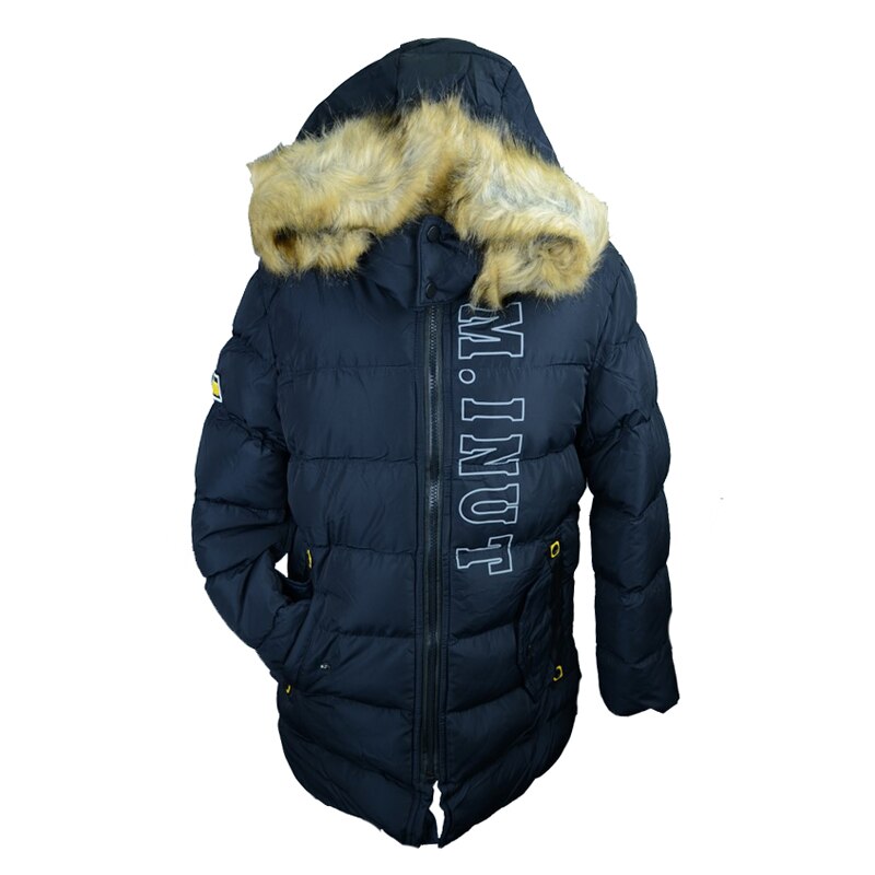 Geaca imblanita pentru baieti Mini Junior KK717N, Negru