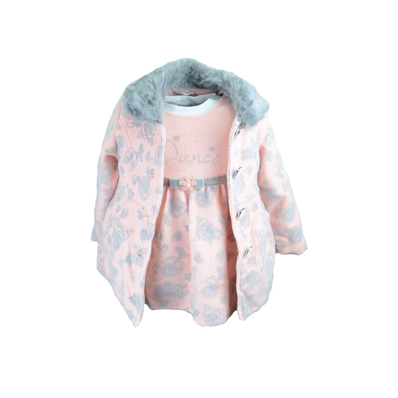 Rochita eleganta pentru fete Happy House HH2223, Multicolor, 80 cm