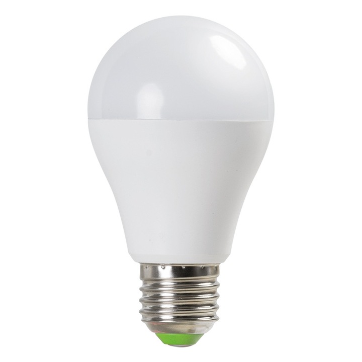 LED крушка UltraLux с фото сензор 6W, E27, 4200K, 220V, неутрална светлина