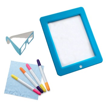 Tabla magica 3D iluminata pentru desen Timeless Tools, cu 6 sabloane, Cosmos Tabla magica 3D iluminata pentru desen Timeless Tools, cu 6 sabloane, Cosmos