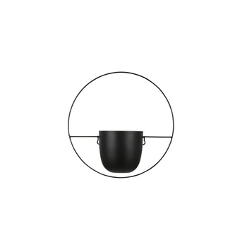 Ghiveci metalic negru, pentru perete, Dexter, 34x14x34 cm Ghiveci metalic negru, pentru perete, Dexter, 34x14x34 cm
