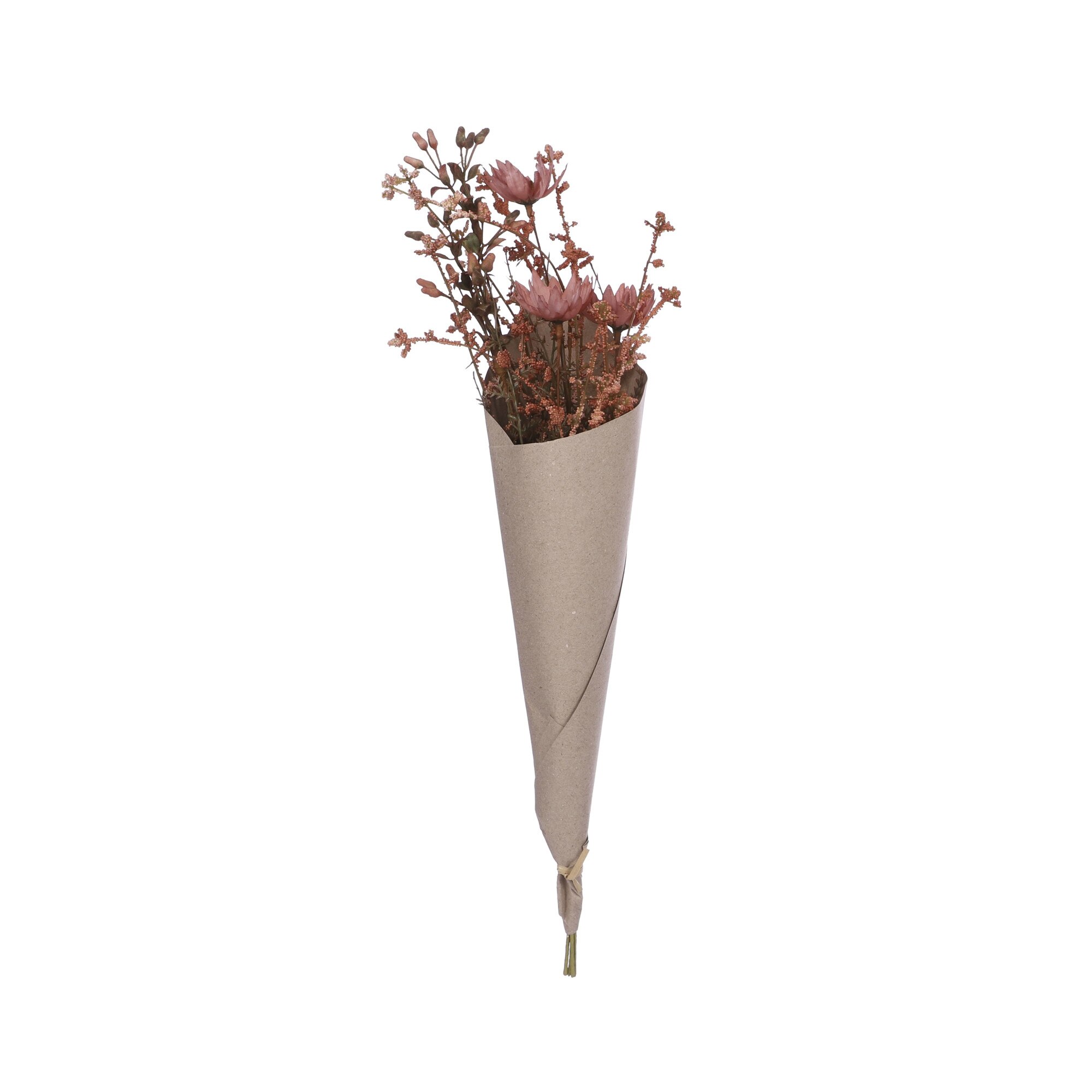 Buchet artificial, flori de camp, ambalat, 56x10 cm