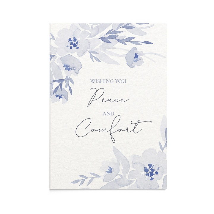 Felicitare Condoleante Peaceful Grays