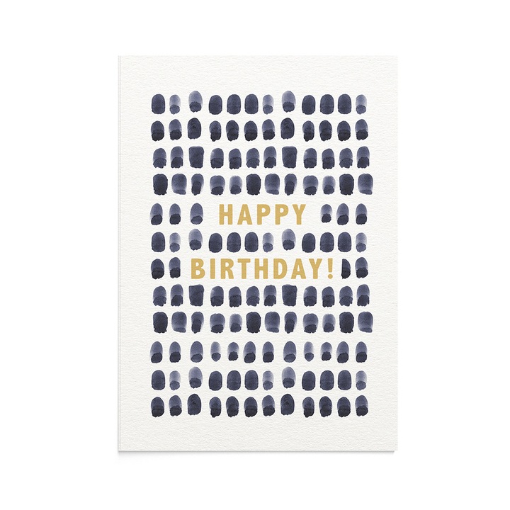 Felicitare La Multi Ani Little Pebbles Dark