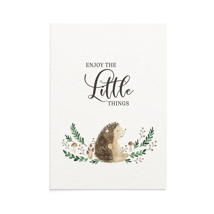 Felicitare Bebe Little Hedgehog