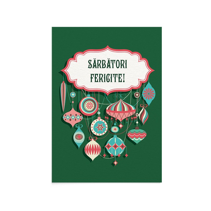 Felicitare Craciun Christmas Decorations