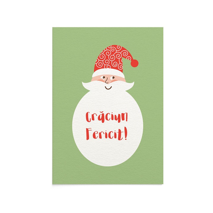 Felicitare Craciun Happy Santa