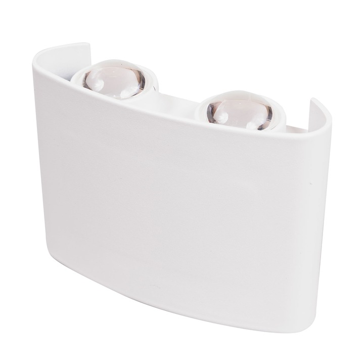 Aplica led 4W perete, Exterior Lumina Rece, IP65