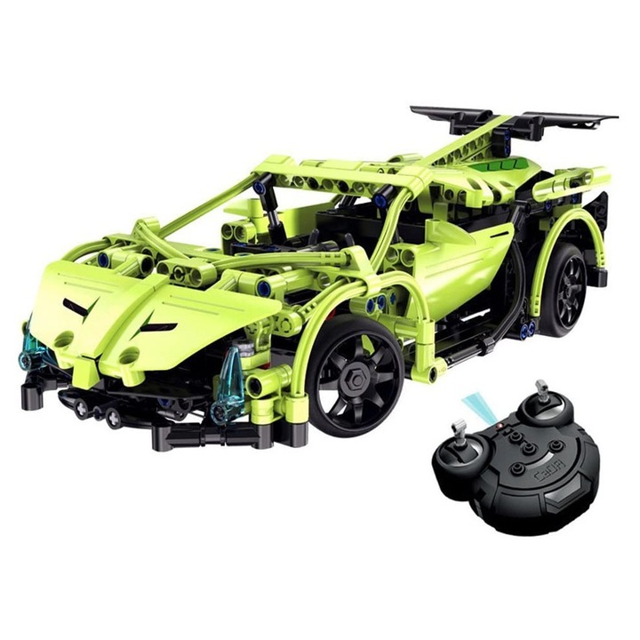 Cada - Sports Car távirányítós sportautó, 453 db-os építőkészlet játék