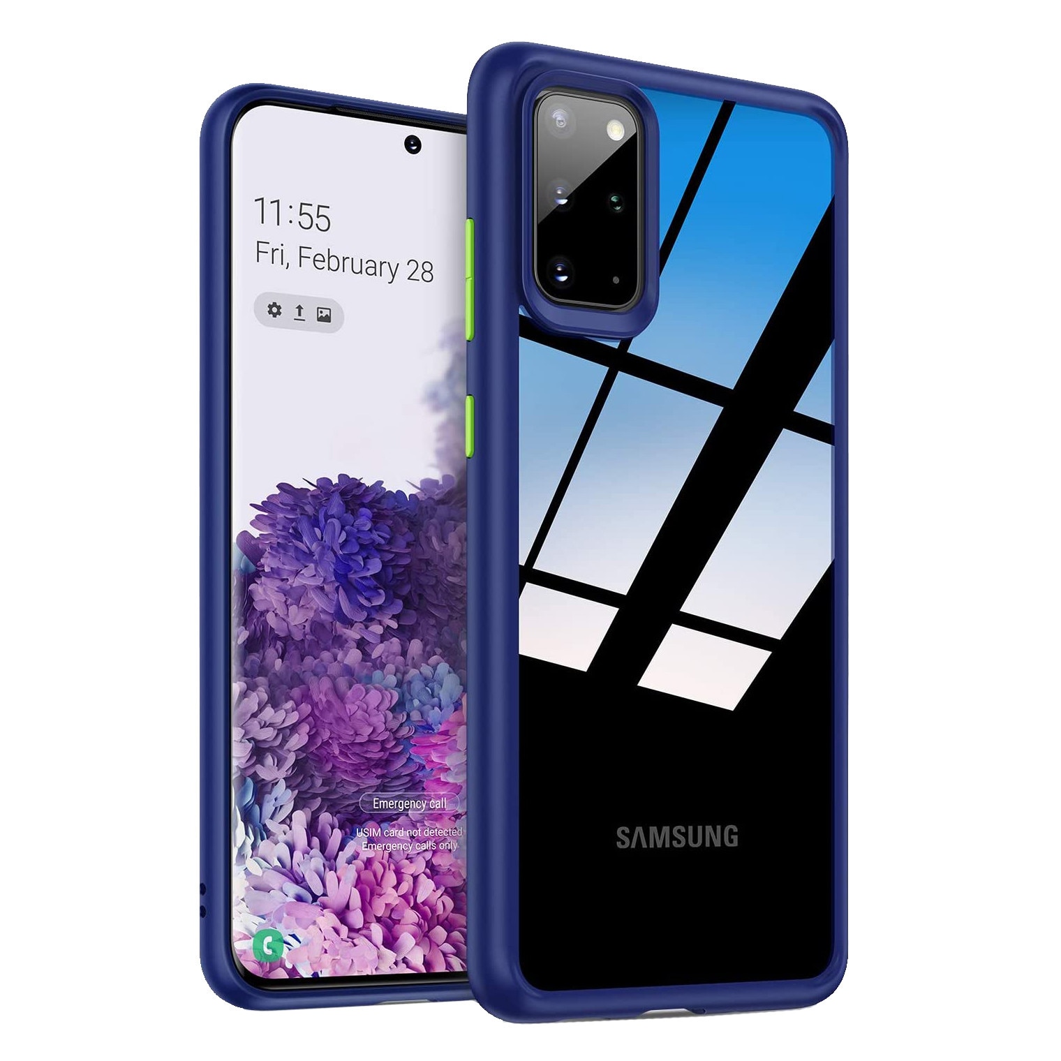 Husa Samsung Galaxy S20 PLUS, MobileSmart , Hybrid ultra slim, carcasa spate Antisoc, hardcase, Blue