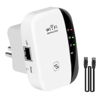 Amplificator Semnal Retea Wireless VAXIUJA,WiFi Repeater,transmisie 300Mbps,Retea 2.4G,Mod Repetor AP si Functia WPS,cu Port LAN de Antene Integrate Amplificator Semnal Retea Wireless VAXIUJA,WiFi Repeater,transmisie 300Mbps,Retea 2.4G,Mod Repetor AP si Functia WPS,cu Port LAN de Antene Integrate