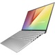 Laptop ASUS VivoBook S512JA cu procesor Intel Core i5-1035G1 pana la 3.60 Ghz, 15.6", Full HD, 4GB, 256GB SSD, Intel UHD Graphics, Windows 10 Home, Silver