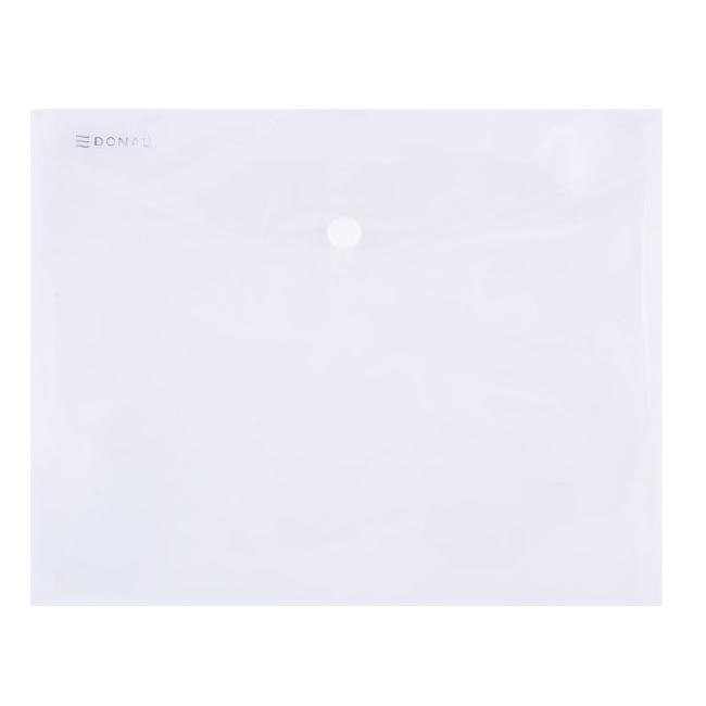 Mapa cu capsa A5 Donau plastic transparent