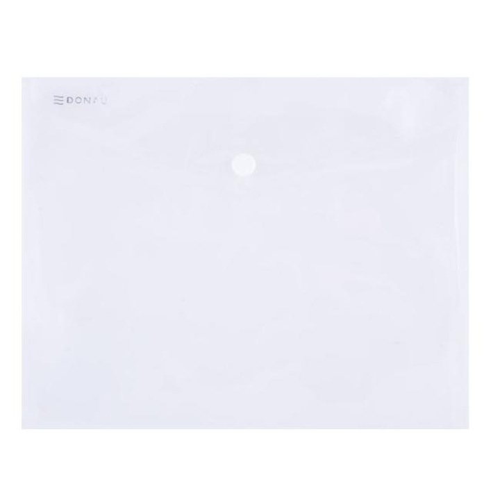 Mapa cu capsa A5 Donau plastic transparent