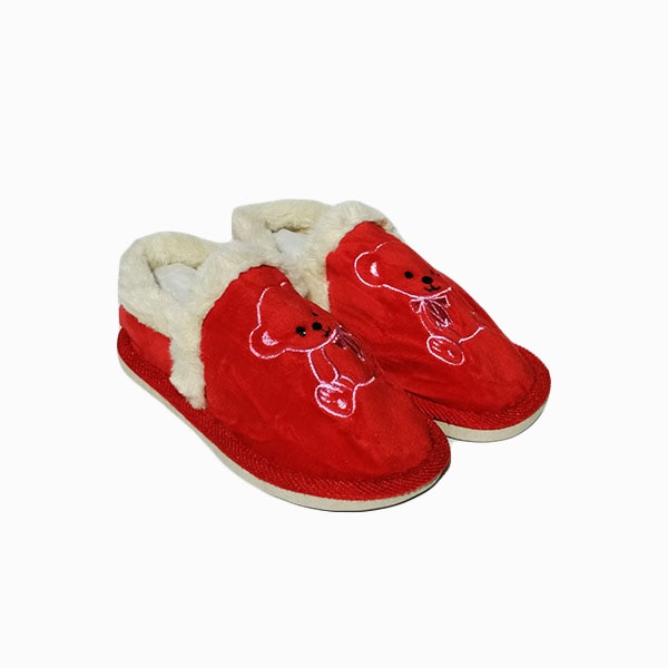 Papuci, botosi casa copii Trendd Barni, Unisex Rosu 30-31