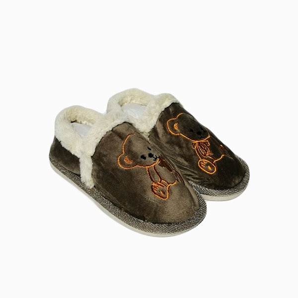 Papuci, botosi casa copii Trendd Barni, Unisex Maro